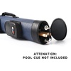image:imageGSE Games amp Sports Expert 2x2 Deluxe Hard Billiard Pool Cue Stick Carrying Case Billiard Cue Case Billiards Accessories Several Colors AvailableDeluxe Oval  BlueBlack