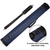 image:imageGSE Games amp Sports Expert 2x2 Deluxe Hard Billiard Pool Cue Stick Carrying Case Billiard Cue Case Billiards Accessories Several Colors AvailableDeluxe Oval  BlueBlack