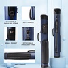 image:imageGSE Games amp Sports Expert 2x2 Deluxe Hard Billiard Pool Cue Stick Carrying Case Billiard Cue Case Billiards Accessories Several Colors AvailableDeluxe Oval  BlueBlack