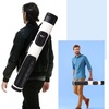 image:imageGSE Games amp Sports Expert 2x2 Deluxe Hard Billiard Pool Cue Stick Carrying Case Billiard Cue Case Billiards Accessories Several Colors AvailableDeluxe Oval  WhiteBlack