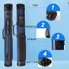 image:imageGSE Games amp Sports Expert 2x2 Deluxe Hard Billiard Pool Cue Stick Carrying Case Billiard Cue Case Billiards Accessories Several Colors AvailableDeluxe Oval  BlueBlack