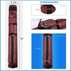 image:imageGSE Games amp Sports Expert 2x2 Deluxe Hard Billiard Pool Cue Stick Carrying Case Billiard Cue Case Billiards Accessories Several Colors AvailableOval  Burgundy