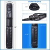 image:imageGSE Games amp Sports Expert 2x2 Deluxe Hard Billiard Pool Cue Stick Carrying Case Billiard Cue Case Billiards Accessories Several Colors AvailableOval  Black