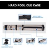 image:imageGSE Games amp Sports Expert 2x2 Deluxe Hard Billiard Pool Cue Stick Carrying Case Billiard Cue Case Billiards Accessories Several Colors AvailableOval  Dark Grey