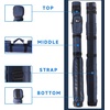 image:imageGSE Games amp Sports Expert 2x2 Deluxe Hard Billiard Pool Cue Stick Carrying Case Billiard Cue Case Billiards Accessories Several Colors AvailableSquare  Blue