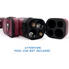image:imageGSE Games amp Sports Expert 2x2 Deluxe Hard Billiard Pool Cue Stick Carrying Case Billiard Cue Case Billiards Accessories Several Colors AvailableSquare  Burgundy