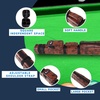 image:imageGSE Games amp Sports Expert 2x2 Deluxe Hard Billiard Pool Cue Stick Carrying Case Billiard Cue Case Billiards Accessories Several Colors AvailableSquare  Brown