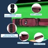 image:imageGSE Games amp Sports Expert 2x2 Deluxe Hard Billiard Pool Cue Stick Carrying Case Billiard Cue Case Billiards Accessories Several Colors AvailableSquare  Burgundy