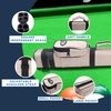 image:imageGSE Games amp Sports Expert 2x2 Deluxe Hard Billiard Pool Cue Stick Carrying Case Billiard Cue Case Billiards Accessories Several Colors AvailableSquare  Dark Grey