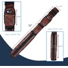 image:imageGSE Games amp Sports Expert 2x2 Deluxe Hard Billiard Pool Cue Stick Carrying Case Billiard Cue Case Billiards Accessories Several Colors AvailableSquare  Brown