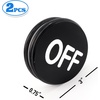 image:imageGSE Games amp Sports Expert 3 Acrylic Craps ONOff Poker Button Casino Grade Craps Button for Casino Poker Nights Family Parties Craps Games2Pack