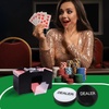 image:imageGSE Games amp Sports Expert 3 Acrylic Dealer Button Casino Grade Poker Button for Gambling Card Games Texas Holdem Poker Nights Tournaments1Pack