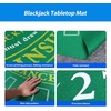 image:imageGSE Games amp Sports Expert 36 x 72 Casino Layout Felt Professional Casino Tabletop Mat for Parties Casino Poker Game NightBlackjack