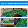 image:imageGSE Games amp Sports Expert 36 x 72 Casino Layout Felt Professional Casino Tabletop Mat for Parties Casino Poker Game NightBlackjack