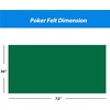 image:imageGSE Games amp Sports Expert 36 x 72 Casino Layout Felt Professional Casino Tabletop Mat for Parties Casino Poker Game NightBlank Felt