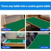 image:imageGSE Games amp Sports Expert 36 x 72 Casino Layout Felt Professional Casino Tabletop Mat for Parties Casino Poker Game NightBlank Felt