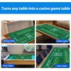 image:imageGSE Games amp Sports Expert 36 x 72 Casino Layout Felt Professional Casino Tabletop Mat for Parties Casino Poker Game NightCraps