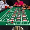 image:imageGSE Games amp Sports Expert 36 x 72 Casino Layout Felt Professional Casino Tabletop Mat for Parties Casino Poker Game NightRoulette