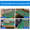 image:imageGSE Games amp Sports Expert 36 x 72 Casino Layout Felt Professional Casino Tabletop Mat for Parties Casino Poker Game NightRoulette