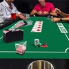 image:imageGSE Games amp Sports Expert 36 x 72 DoubleSided Casino Layout Felt Las Vegas Style Tabletop Mat for Parties Home Entertainment Poker Game NightBlackjackTexas Holdem Poker