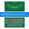 image:imageGSE Games amp Sports Expert 36 x 72 DoubleSided Casino Layout Felt Las Vegas Style Tabletop Mat for Parties Home Entertainment Poker Game NightBlackjackRoulette