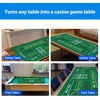image:imageGSE Games amp Sports Expert 36 x 72 DoubleSided Casino Layout Felt Las Vegas Style Tabletop Mat for Parties Home Entertainment Poker Game NightBlackjackCraps