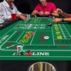 image:imageGSE Games amp Sports Expert 36 x 72 DoubleSided Casino Layout Felt Las Vegas Style Tabletop Mat for Parties Home Entertainment Poker Game NightBlackjackCraps