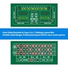 image:imageGSE Games amp Sports Expert 36 x 72 DoubleSided Casino Layout Felt Las Vegas Style Tabletop Mat for Parties Home Entertainment Poker Game NightRouletteCraps