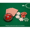 image:imageGSE Games amp Sports Expert 3Inch DoubleSided Casino Grade Clear Acrylic Poker Dealer Puck Button for Gambling Card Games Texas Hold em Poker Nights Tournaments1Pack