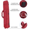 image:imageGSE Games amp Sports Expert 3x4 Soft Pool Cue Case Billiard Pool Cue Stick Carrying Bag  Holds 3 Butts and 4 Shafts Several Colors AvailableBurgundy
