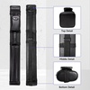 image:imageGSE Games amp Sports Expert 3x6 Hard Pool Cue Case Billiard Stick Carrying Bag for 3 Sticks Holds 3 Butts and 6 Shafts Several Colors AvailableBlack
