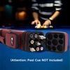 image:imageGSE Games amp Sports Expert 3x6 Hard Pool Cue Case Billiard Stick Carrying Bag for 3 Sticks Holds 3 Butts and 6 Shafts Several Colors AvailableBurgundy