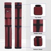 image:imageGSE Games amp Sports Expert 3x6 Hard Pool Cue Case Billiard Stick Carrying Bag for 3 Sticks Holds 3 Butts and 6 Shafts Several Colors AvailableBurgundy