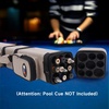 image:imageGSE Games amp Sports Expert 3x6 Hard Pool Cue Case Billiard Stick Carrying Bag for 3 Sticks Holds 3 Butts and 6 Shafts Several Colors AvailableGrey