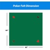 image:imageGSE Games amp Sports Expert 40 x 40 Poker Card Playing Tabletop Felt Casino Playing Card Poker Layout Mat for Table Top