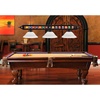image:imageGSE Games amp Sports Expert 59 Pool Table Light with Billiard Balls Decoration Hanging Billiard Light for 7ft8ft9ft Pool Tables with 3 Matte Metal Shade White GlassWhite Glass Lamp Shades