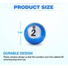 image:imageGSE Games amp Sports Expert 78Inch Bingo Balls MultiColor Replacement Bingo Game Balls with Easy Read Window for Parties Prize RafflesMulticolor Balls