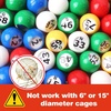 image:imageGSE Games amp Sports Expert 78Inch Bingo Balls MultiColor Replacement Bingo Game Balls with Easy Read Window for Parties Prize RafflesMulticolor Balls