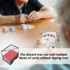 image:imageGSE Games amp Sports Expert Acrylic Discard Trays Casino Grade Discard Holder Trays for Blackjack Bridge Playing Cards Holds 6 Decks of Cards2  Deck
