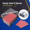 image:imageGSE Games amp Sports Expert Acrylic Discard Trays Casino Grade Discard Holder Trays for Blackjack Bridge Playing Cards Holds 6 Decks of Cards2  Deck