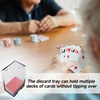 image:imageGSE Games amp Sports Expert Acrylic Discard Trays Casino Grade Discard Holder Trays for Blackjack Bridge Playing Cards Holds 6 Decks of Cards6  Deck