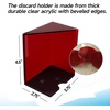 image:imageGSE Games amp Sports Expert Acrylic Discard Trays Casino Grade Discard Holder Trays for Blackjack Bridge Playing Cards Holds 6 Decks of Cards6  Deck Red