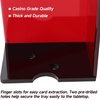 image:imageGSE Games amp Sports Expert Acrylic Discard Trays Casino Grade Discard Holder Trays for Blackjack Bridge Playing Cards Holds 6 Decks of Cards6  Deck Red