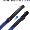 image:imageGSE Games amp Sports Expert Billiard Cue Cases 1x1 Deluxe Hard Billiard Pool Cue Stick Carrying Case Pool Billiards Accessories Several Colors AvailableDeluxe  BlackBlue