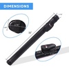 image:imageGSE Games amp Sports Expert Billiard Cue Cases 1x1 Deluxe Hard Billiard Pool Cue Stick Carrying Case Pool Billiards Accessories Several Colors AvailableDeluxe  Black