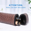 image:imageGSE Games amp Sports Expert Billiard Cue Cases 1x1 Deluxe Hard Billiard Pool Cue Stick Carrying Case Pool Billiards Accessories Several Colors AvailableBrown