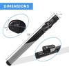 image:imageGSE Games amp Sports Expert Billiard Cue Cases 1x1 Deluxe Hard Billiard Pool Cue Stick Carrying Case Pool Billiards Accessories Several Colors AvailableDeluxe  BlackGrey