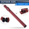 image:imageGSE Games amp Sports Expert Billiard Cue Cases 1x1 Deluxe Hard Billiard Pool Cue Stick Carrying Case Pool Billiards Accessories Several Colors AvailableBurgundy