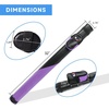 image:imageGSE Games amp Sports Expert Billiard Cue Cases 1x1 Deluxe Hard Billiard Pool Cue Stick Carrying Case Pool Billiards Accessories Several Colors AvailableDeluxe  BlackPurple