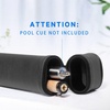 image:imageGSE Games amp Sports Expert Billiard Cue Cases 1x1 Deluxe Hard Billiard Pool Cue Stick Carrying Case Pool Billiards Accessories Several Colors AvailableBlack